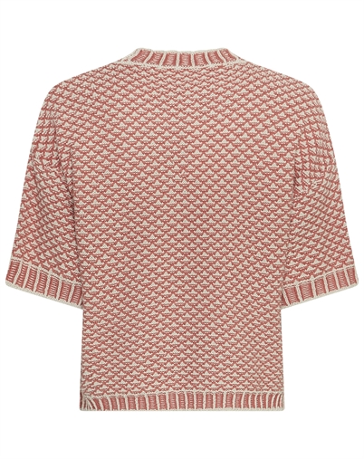 MSCH Copenhagen - MSCHCatina Pilla 2/4 Pullover Strik - Oatmeal/F Rose